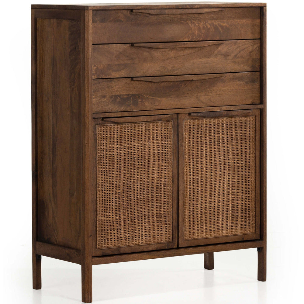 Sydney Tall Dresser, Brown Wash-High Fashion Home