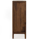 Sydney Tall Dresser, Brown Wash-High Fashion Home