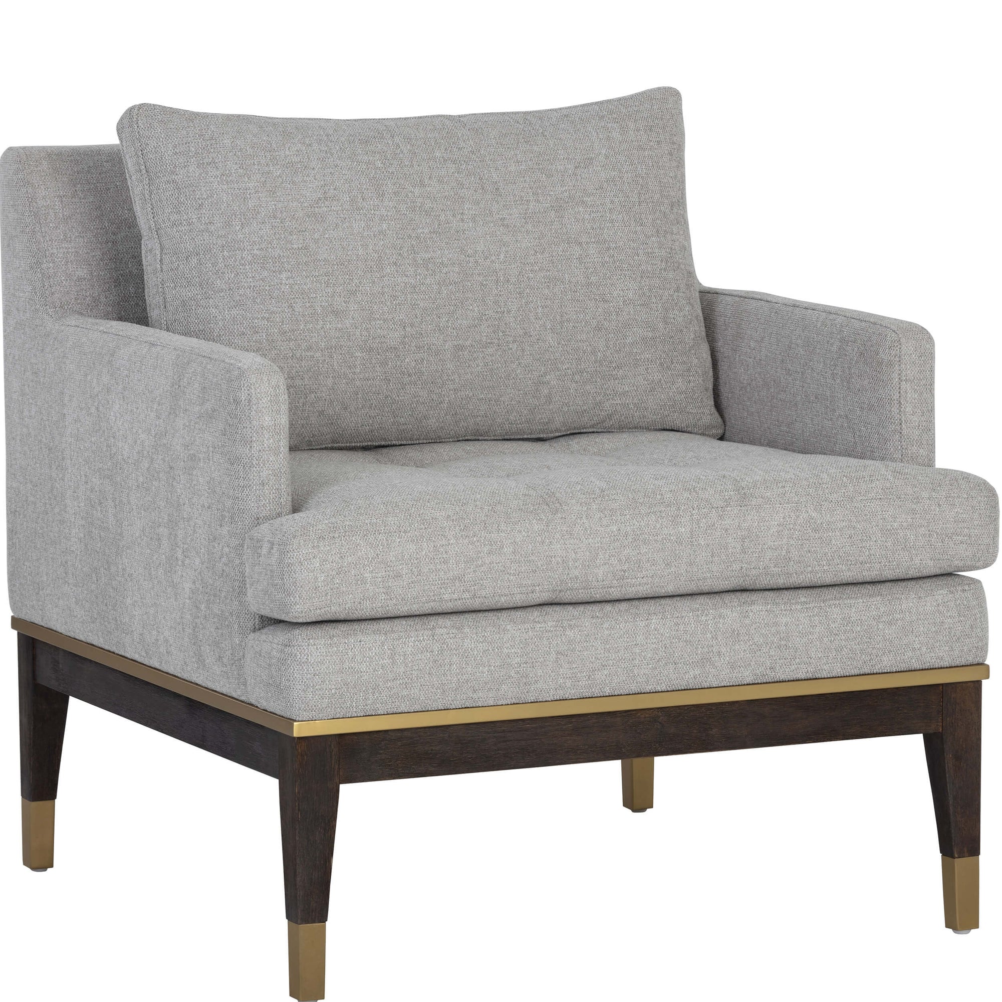Beckette Lounge Chair, Belfast Heather Grey High Fashion Home