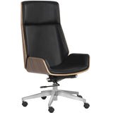 Rhett Office Chair, Dillion Black-Furniture - Office-High Fashion Home