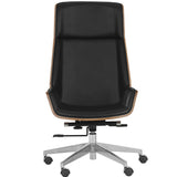 Rhett Office Chair, Dillion Black-Furniture - Office-High Fashion Home