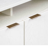 Ambrose Modular Media Stand, Cream-Furniture - Accent Tables-High Fashion Home