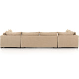 Grant 5 Piece Sectional, Heron Sand-Furniture - Sofas-High Fashion Home