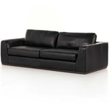 Colt 98" Leather Sofa, Heirloom Black-Furniture - Sofas-High Fashion Home