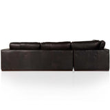 Colt 3 Piece Leather Sectional, Heirloom Cigar
