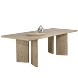 Giulietta Dining Table 90.5", Weathered Oak-Furniture - Dining-High Fashion Home