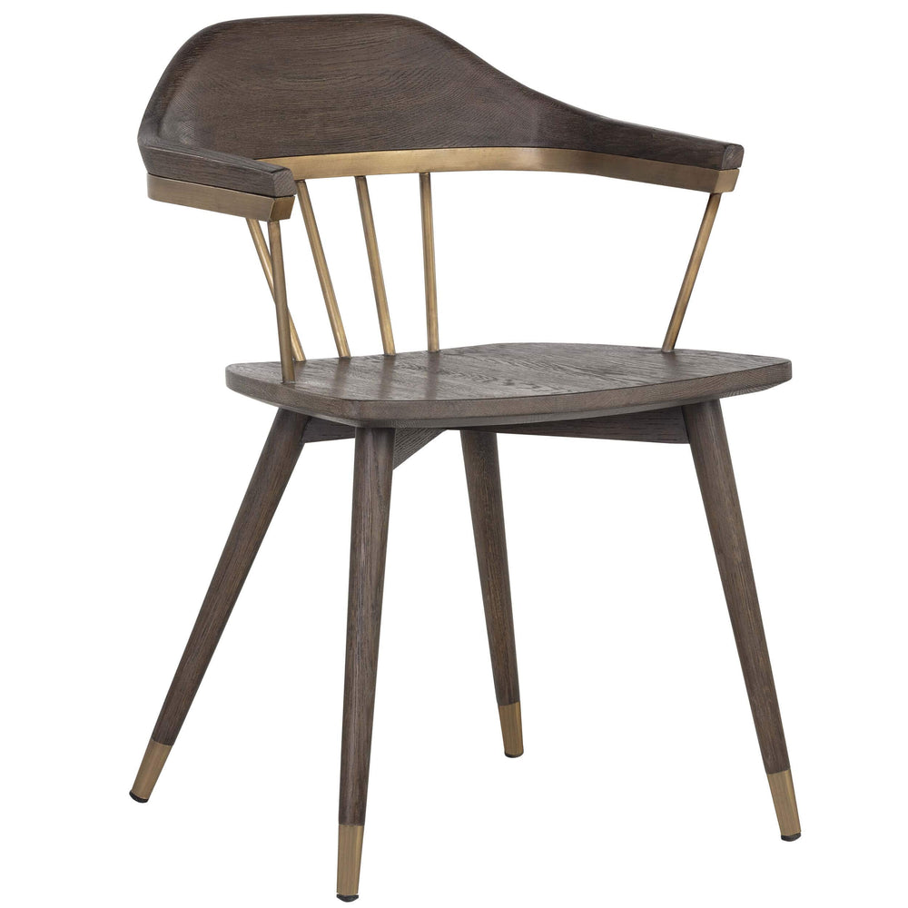 Demi Dining Chair, Dark Brown, Set of 2-Furniture - Dining-High Fashion Home