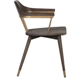 Demi Dining Chair, Dark Brown, Set of 2-Furniture - Dining-High Fashion Home