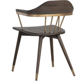 Demi Dining Chair, Dark Brown, Set of 2-Furniture - Dining-High Fashion Home