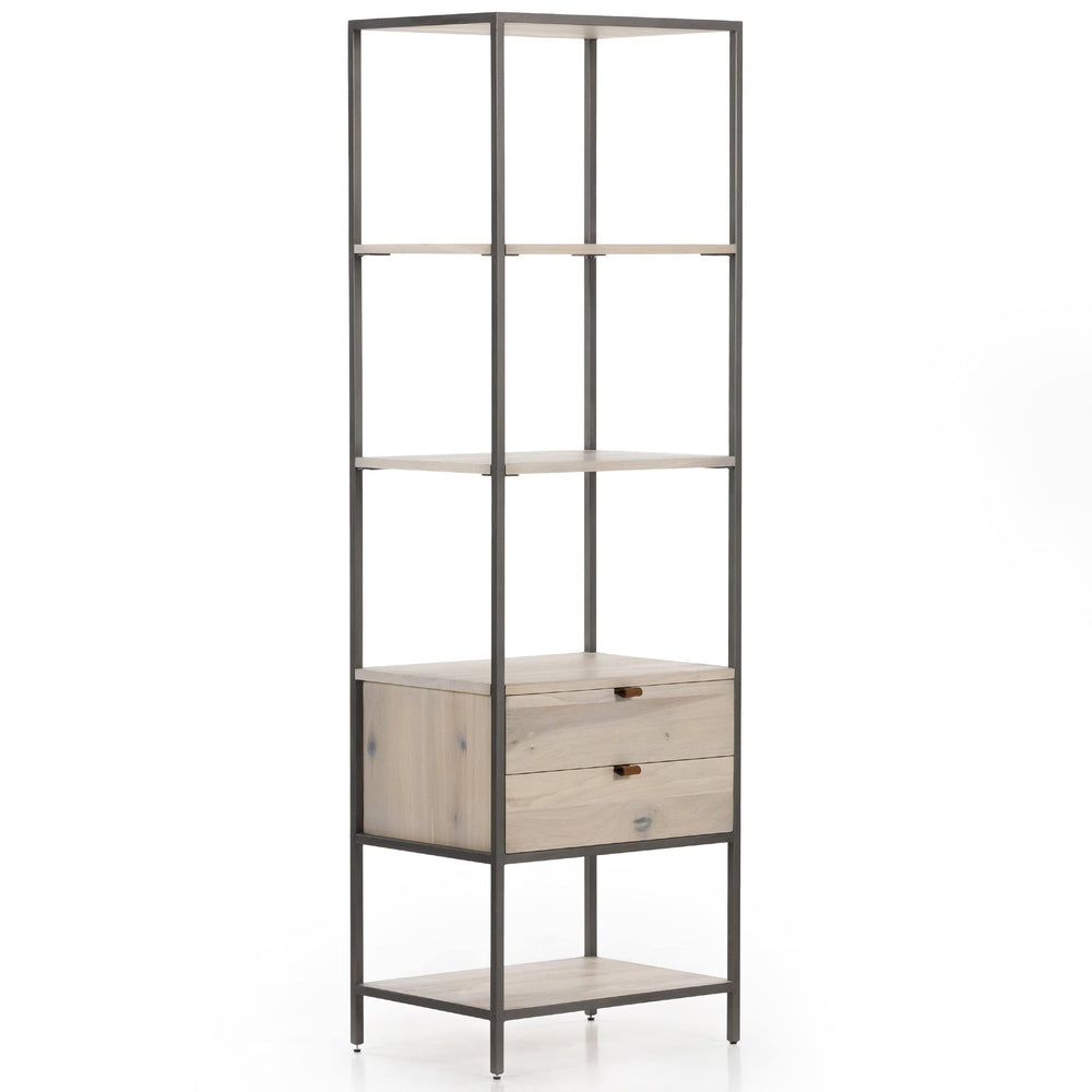 Trey Bookshelf, Dove Poplar-Furniture - Storage-High Fashion Home