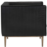 Batavia Armchair, Vintage Black-Furniture - Chairs-High Fashion Home