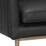 Batavia Armchair, Vintage Black-Furniture - Chairs-High Fashion Home