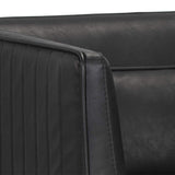 Batavia Armchair, Vintage Black-Furniture - Chairs-High Fashion Home