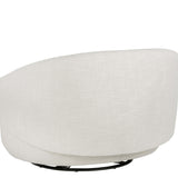 Walsh Swivel Lounge Chair, Effie Linen-Furniture - Chairs-High Fashion Home