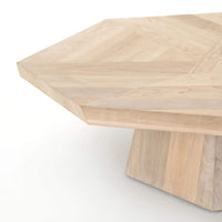 Brooklyn Coffee Table, Ashen Walnut-Furniture - Accent Tables-High Fashion Home