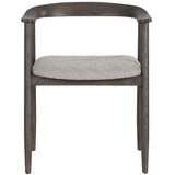 Jeremy Dining Armchair, Dark Brown/Belfast Heather GRey, Set of 2-Furniture - Dining-High Fashion Home