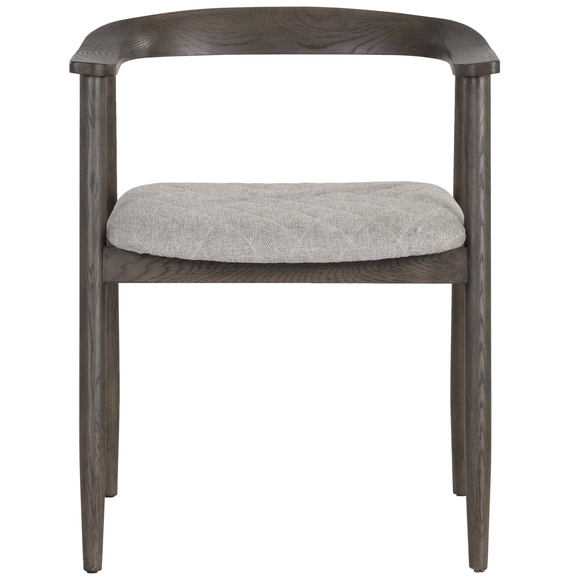 Jeremy Dining Armchair Dark Brown Belfast Heather Grey Set of 2
