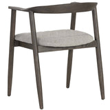 Jeremy Dining Armchair, Dark Brown/Belfast Heather GRey, Set of 2-Furniture - Dining-High Fashion Home