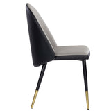 Kline Dining Chair, Dillon Stratus/Dillon Black, Set of 2-Furniture - Dining-High Fashion Home