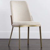 Marie Dining Chair, Belfast Oatmeal/Bravo Cognac, Set of 2-Furniture - Dining-High Fashion Home