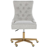 Delilah Office Chair, Belfast Heather Grey-Furniture - Office-High Fashion Home