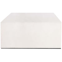 Parish Coffee Table, White Concrete-Furniture - Accent Tables-High Fashion Home