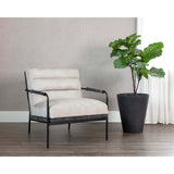Tristen Lounge Lounge Chair, Nono Cream-Furniture - Chairs-High Fashion Home