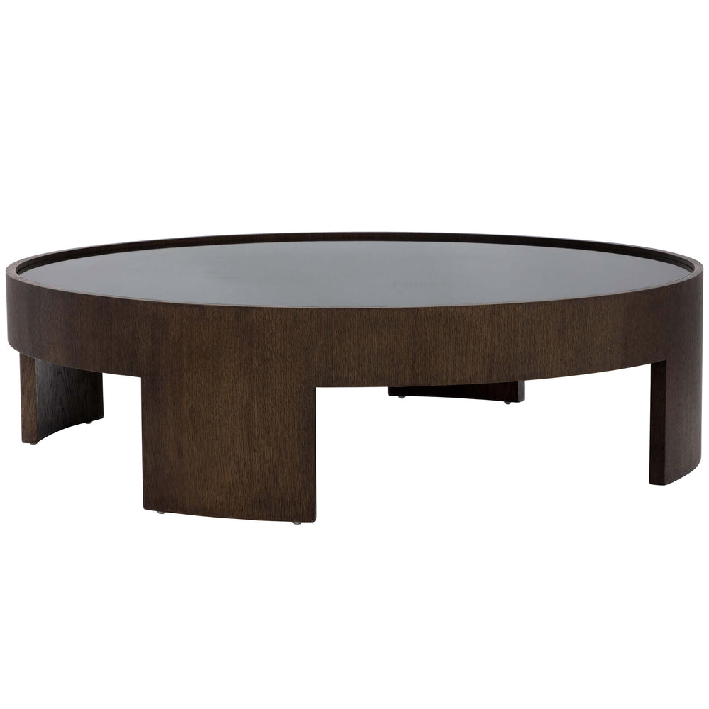 Brunetto Coffee Table Large, Dark Brown-Furniture - Accent Tables-High Fashion Home