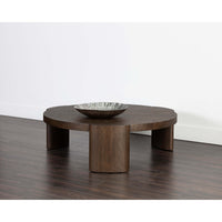 Alouette Coffee Table, Dark Brown-Furniture - Accent Tables-High Fashion Home