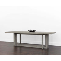 Disera Dining Table 96", Ash Grey-Furniture - Dining-High Fashion Home