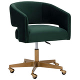 Claren Office Chair, Deep Green Sky-Furniture - Office-High Fashion Home