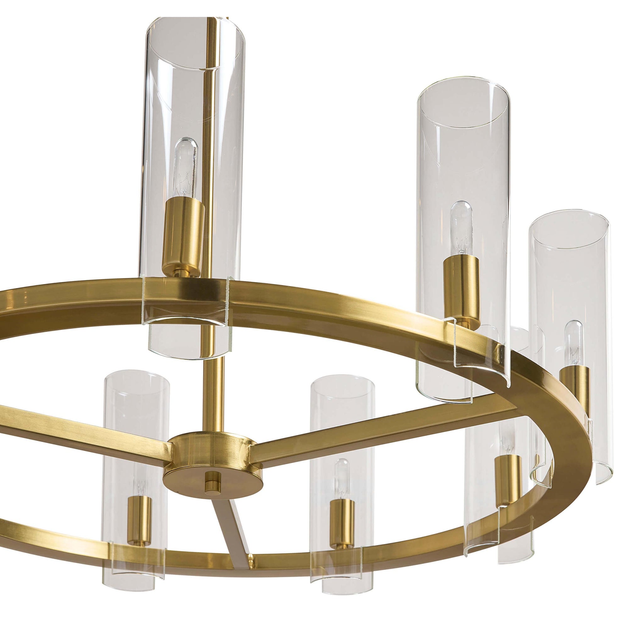 Small brass chandelier best sale