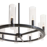 Clarabelle Small Chandelier, Black