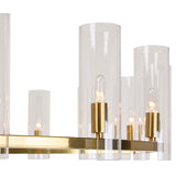 Clarabelle Large Chandelier, Brass