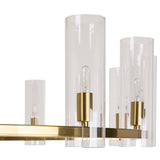 Clarabelle Large Chandelier, Brass
