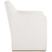 Doreen Lounge Chair, Rubino White-Furniture - Chairs-High Fashion Home
