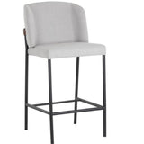 Pearce Counter Stool, Light Grey-Furniture - Dining-High Fashion Home