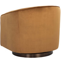 Hazel Swivel Lounge Chair, Dark Bronze Gold Sky-Furniture - Chairs-High Fashion Home