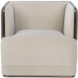 Sierra Armchair, Meg Taupe/Porcini Taupe-Furniture - Chairs-High Fashion Home
