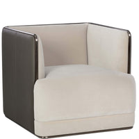 Sierra Armchair, Meg Taupe/Porcini Taupe-Furniture - Chairs-High Fashion Home