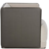Sierra Armchair, Meg Taupe/Porcini Taupe-Furniture - Chairs-High Fashion Home