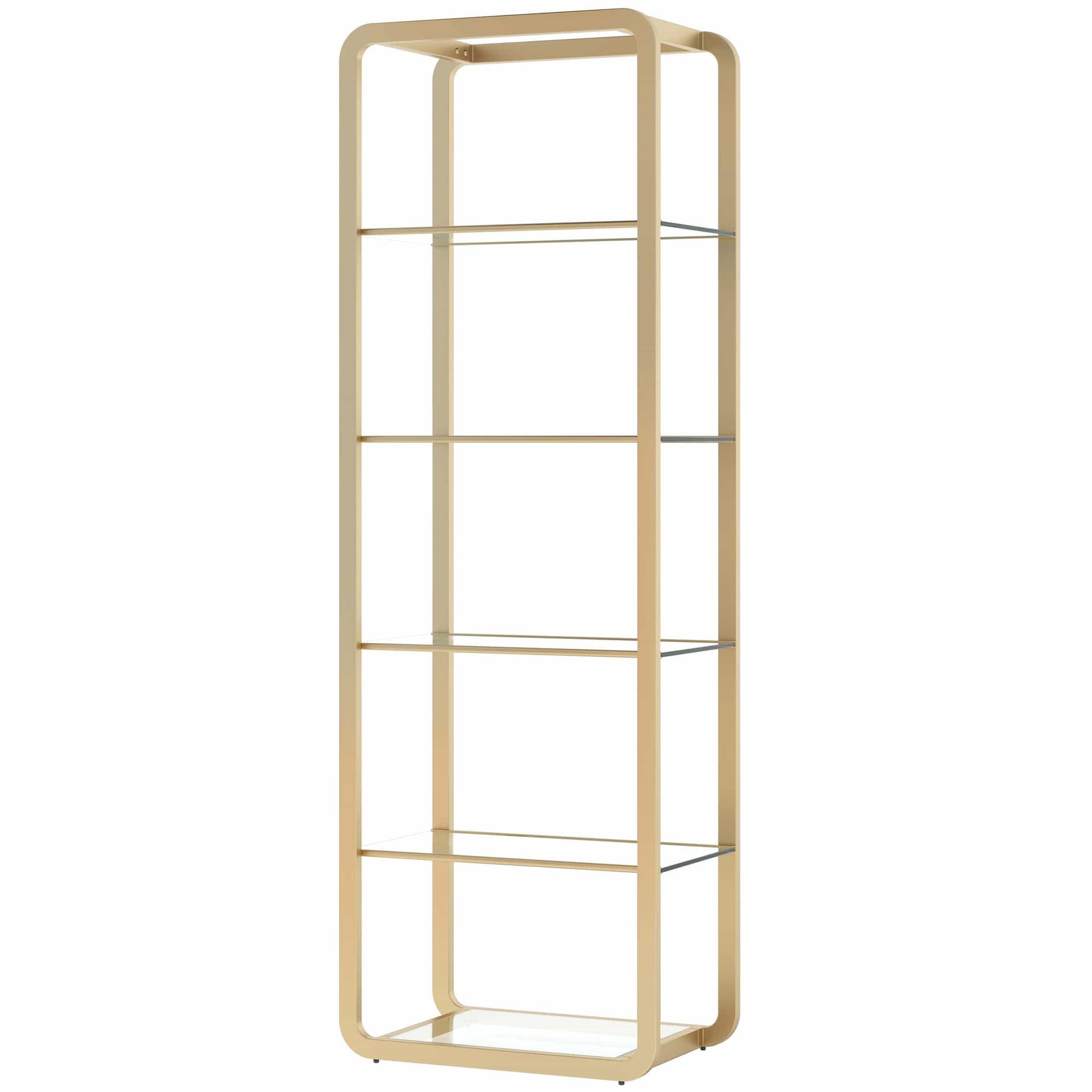 Small shop gold bookcase