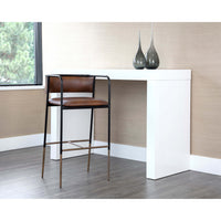 Brenan Barstool, Bravo Cognac-Furniture - Dining-High Fashion Home