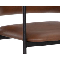 Brenan Barstool, Bravo Cognac-Furniture - Dining-High Fashion Home