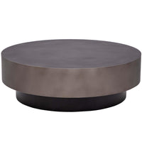 Bernaby Coffee Table, Gunmetal-Furniture - Accent Tables-High Fashion Home