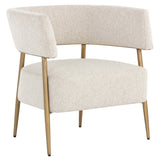Maestro Chair, Dove Cream-Furniture - Chairs-High Fashion Home