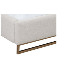 Nevin Bed King, Dove Cream-Furniture - Bedroom-High Fashion Home