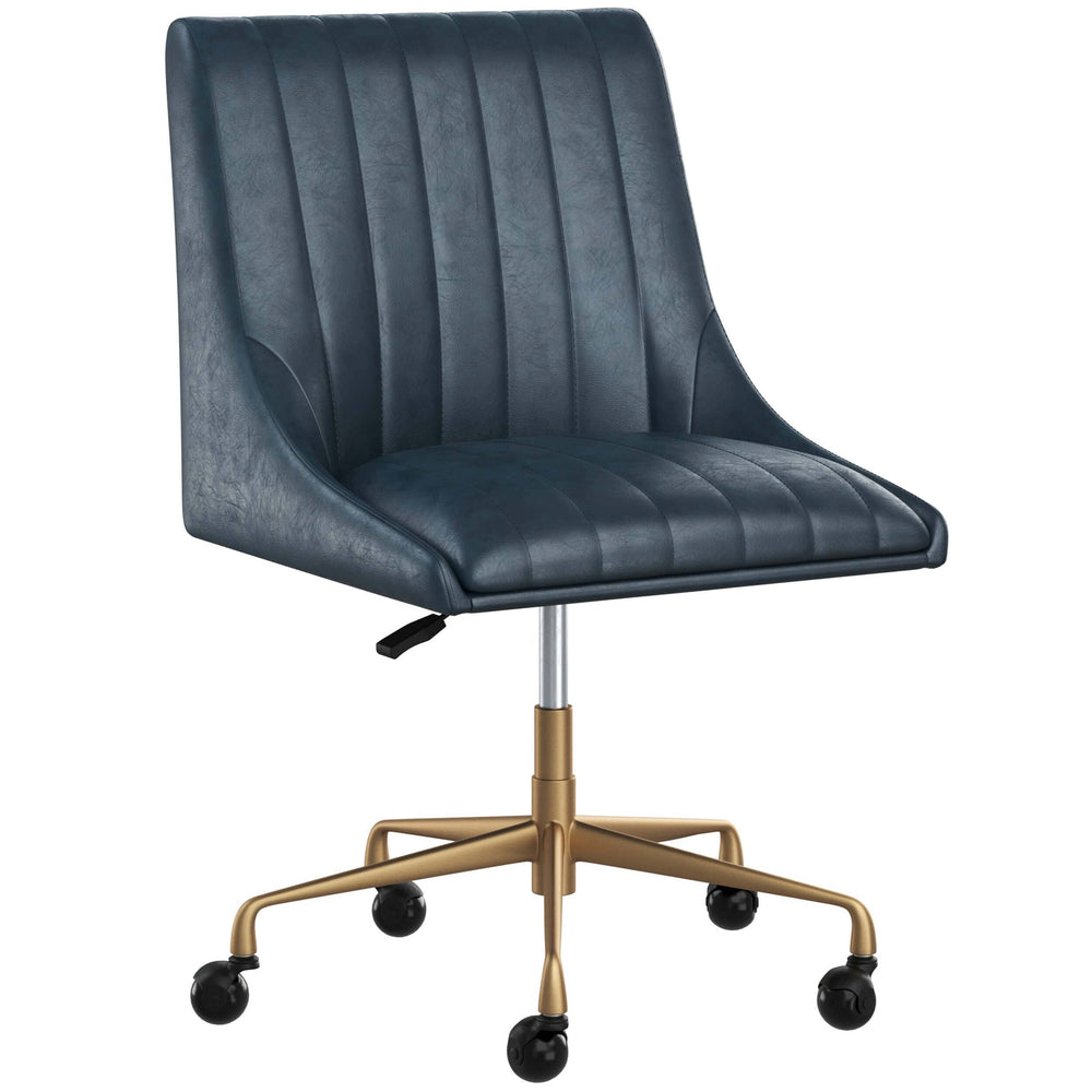 Halden Office Chair, Vintage Blue-Furniture - Office-High Fashion Home