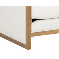Chloe Lounge Chair, Heather Ivory Tweed-Furniture - Chairs-High Fashion Home