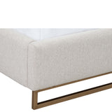 Nevin Bed Queen, Dove Cream-Furniture - Bedroom-High Fashion Home